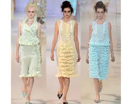 ruffles stand out at Paris Fashion week