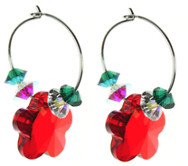 Christmas Hoop Earrings