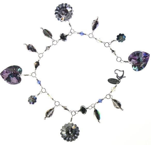 Swarovski Crystal Charm Bracelet