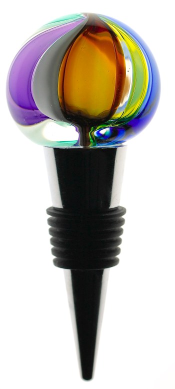 Hand Blown Wine Stopper